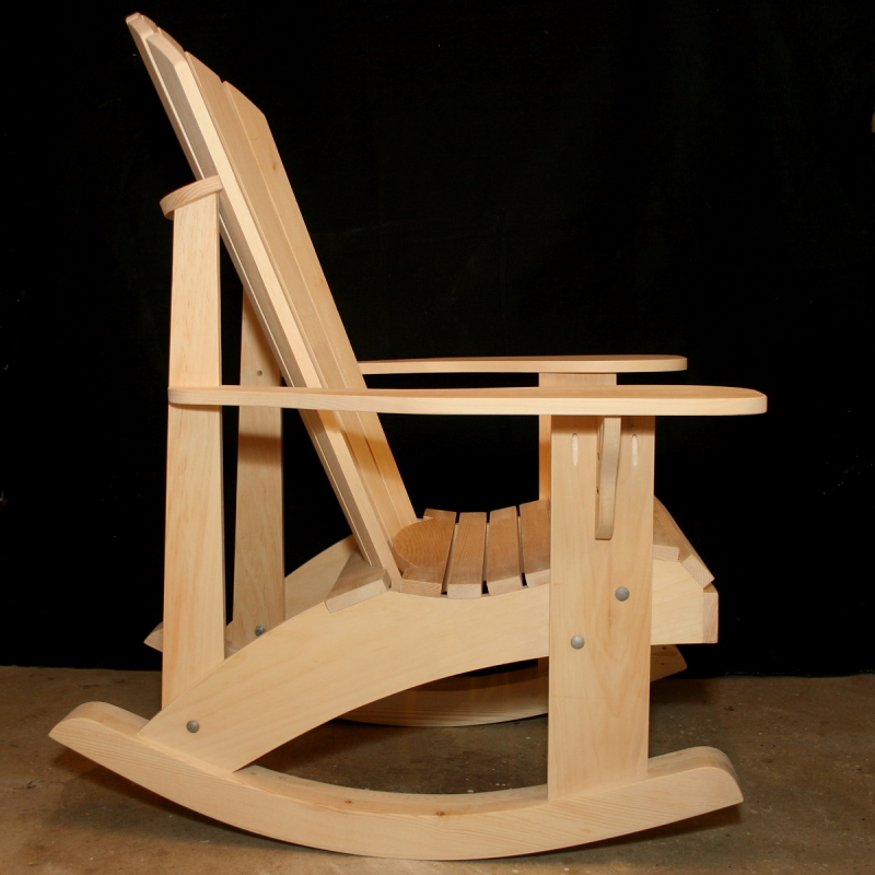 chair rocking plans adirondack muskoka patterns woodworking template barley harvest outdoor plan chairs grandpa rocker prototype adapted final ready